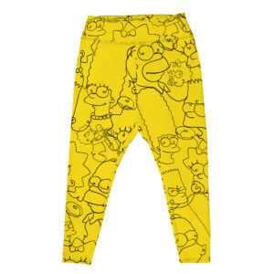 Simpsons Print Plus Size Leggings
