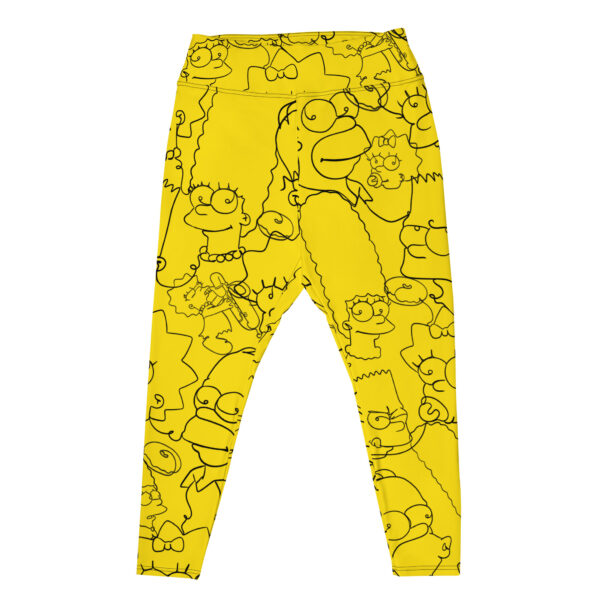 Simpsons Print Plus Size Leggings