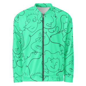 Mint Funnie Bomber Jacket